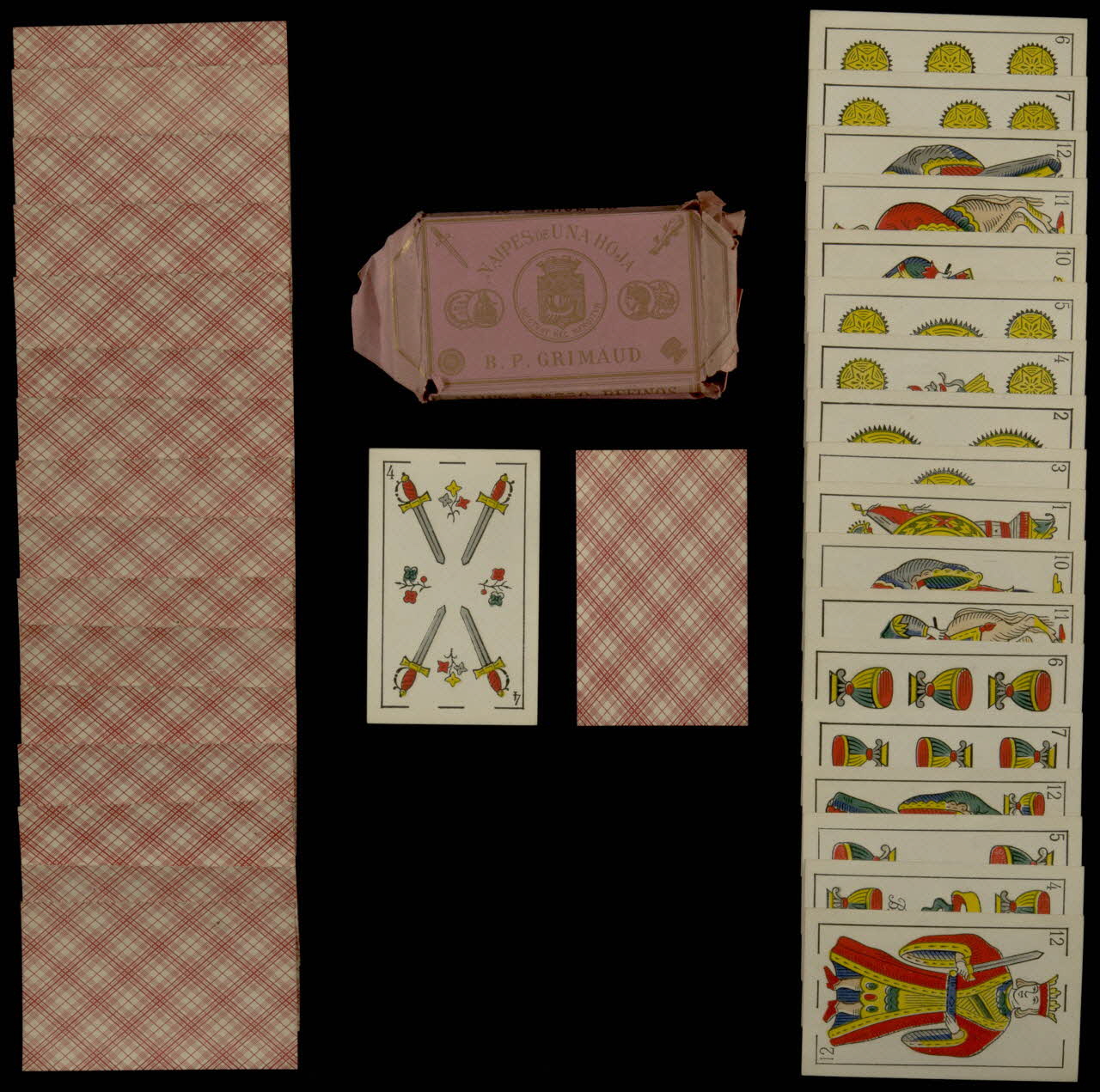 cartes à jouer Jeu d'aluette 1967.185.382.1-41 Photo