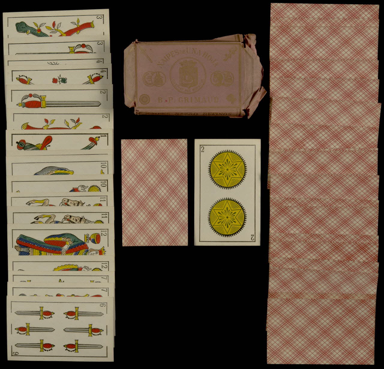 cartes à jouer Jeu d'aluette 1967.185.383.1-41 Photo