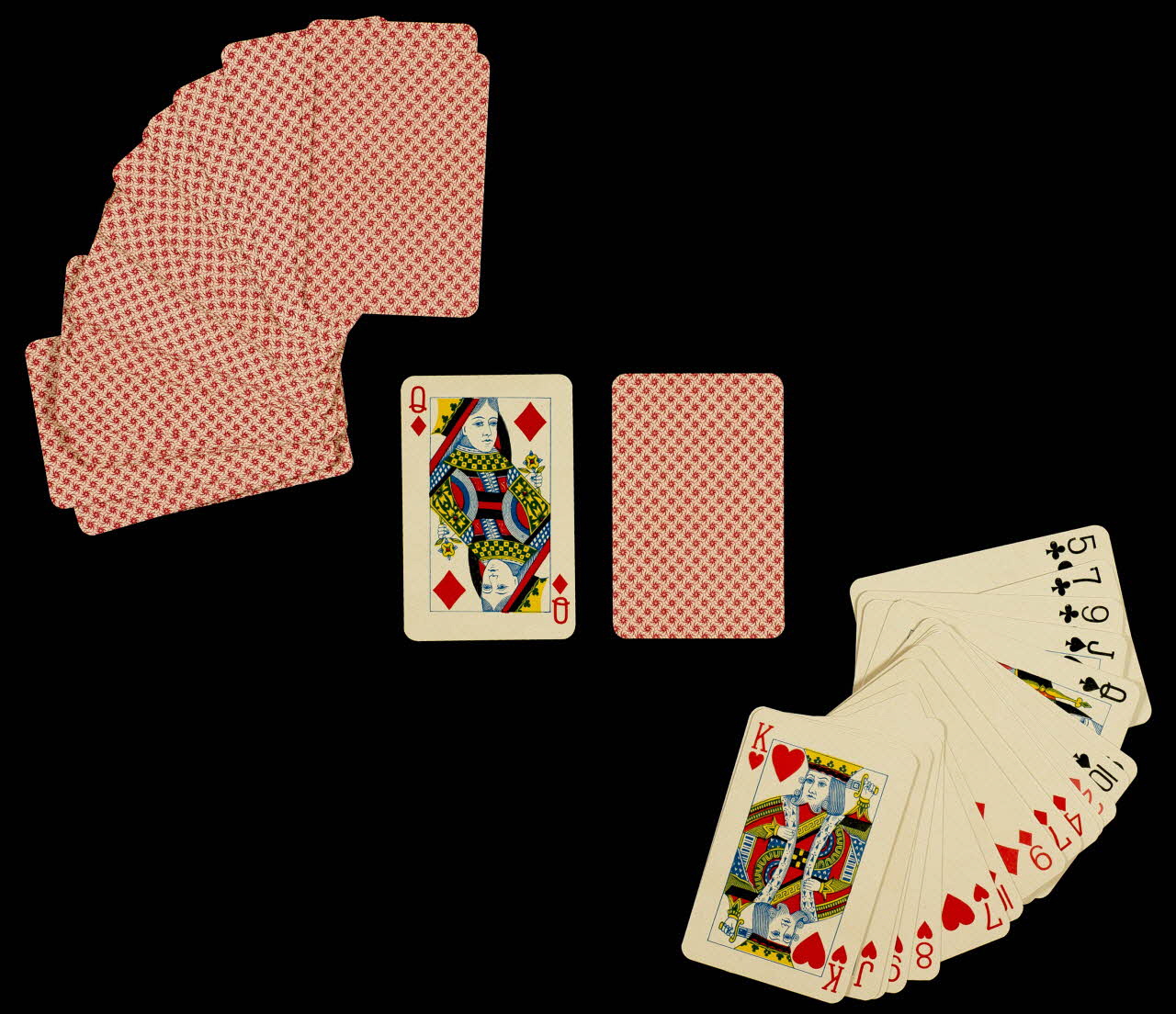 cartes à jouer Jeu de cartes à enseignes françaises 1967.185.387.1-54 Photo