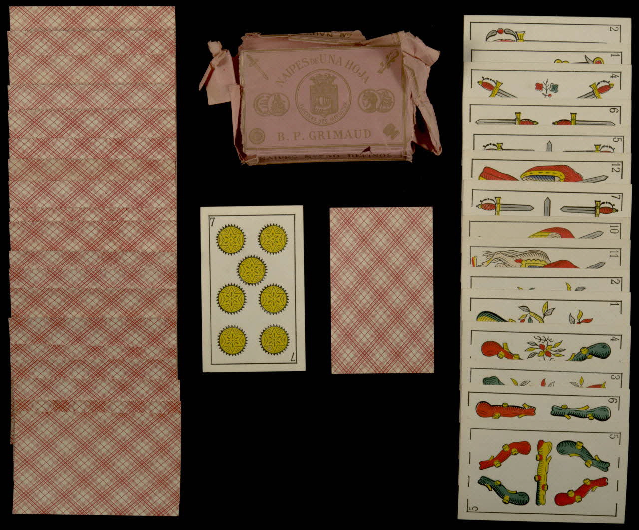 cartes à jouer Jeu d'aluette 1967.185.384.1-40 Photo