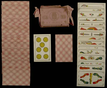 cartes à jouer Jeu d'aluette 1967.185.384.1-40 Photo