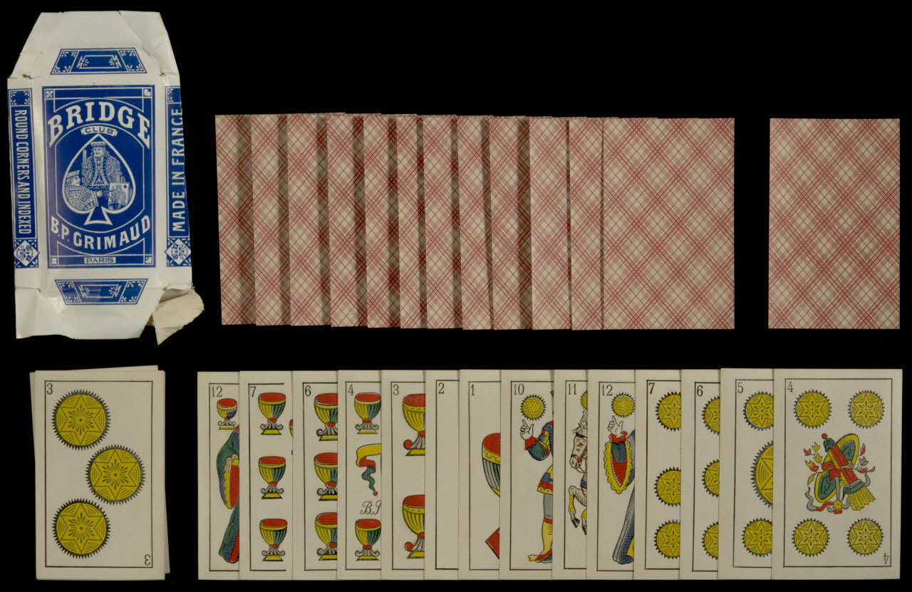 cartes à jouer Jeu d'aluette 1967.185.395.1-40 Photo