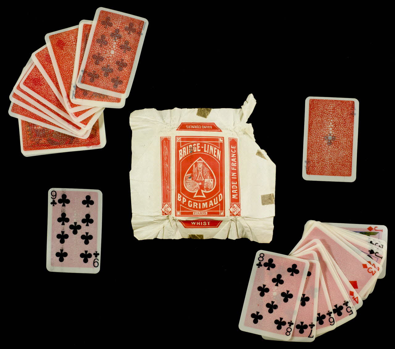cartes à jouer Jeu de cartes à enseignes françaises 1967.185.407.1-26 Photo