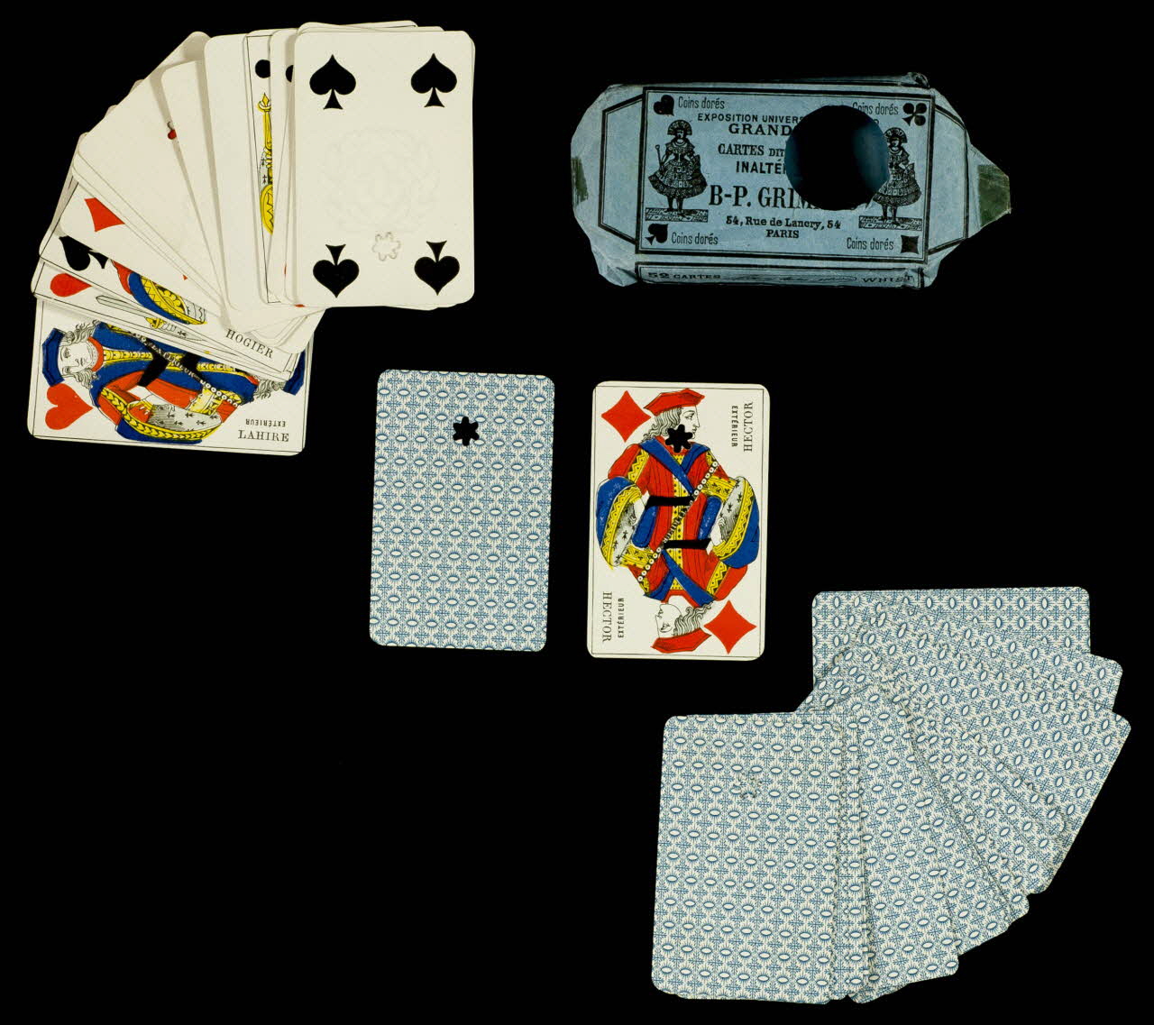 cartes à jouer Jeu de cartes 1967.185.411.1-50 Photo