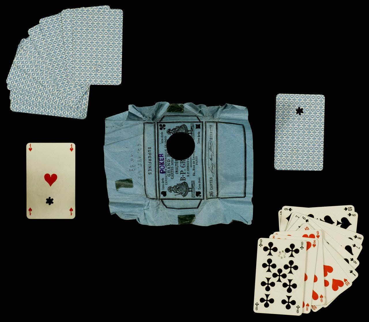 cartes à jouer Jeu de cartes à enseignes françaises 1967.185.412.1-34 Photo