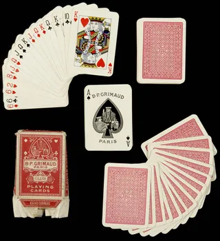 cartes à jouer B.P. GRIMAUD  PARIS 1967.185.415.1/52 Photo