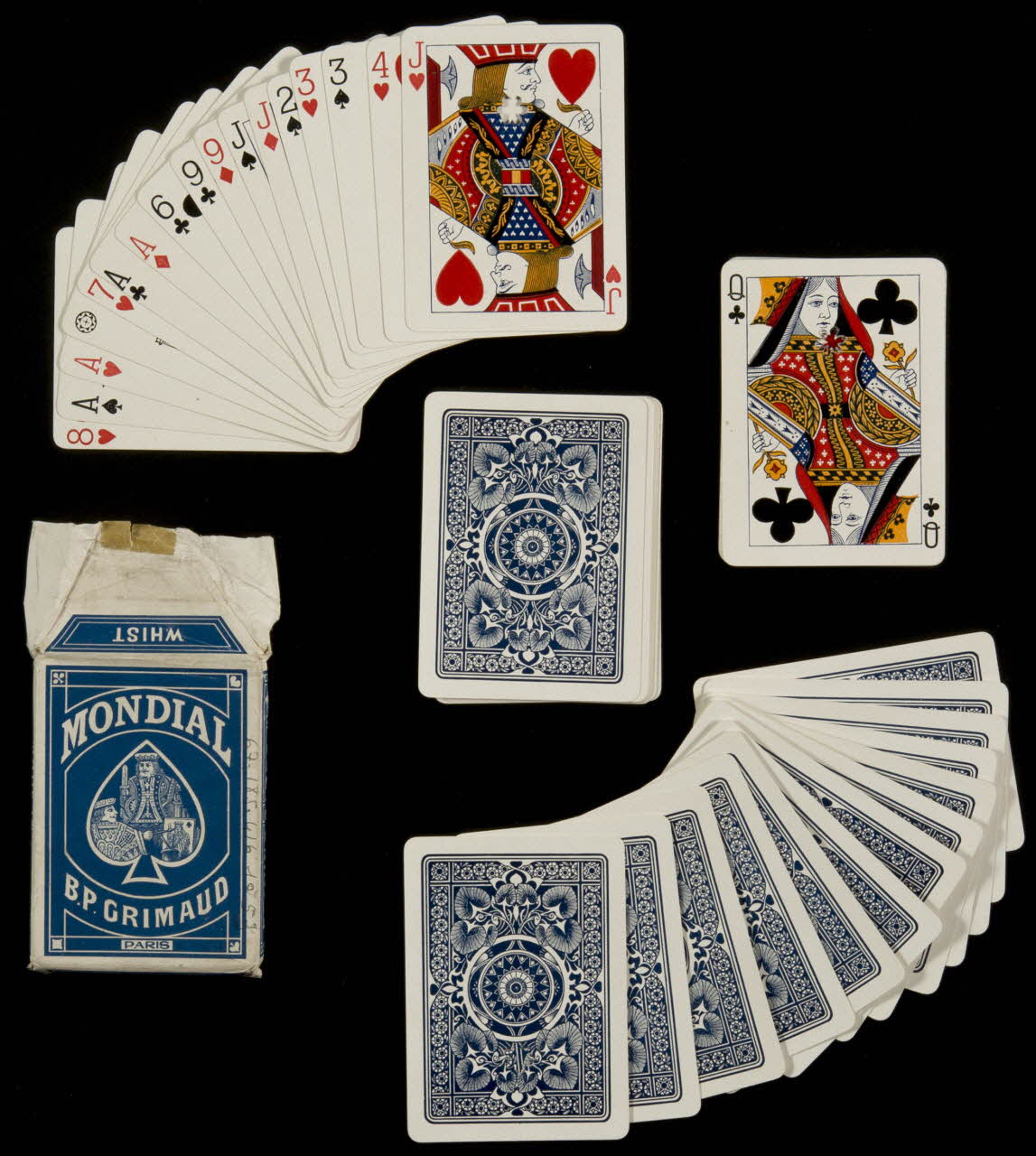 cartes à jouer Jeu de cartes  MONDIAL 1967.185.416.1-53 Photo