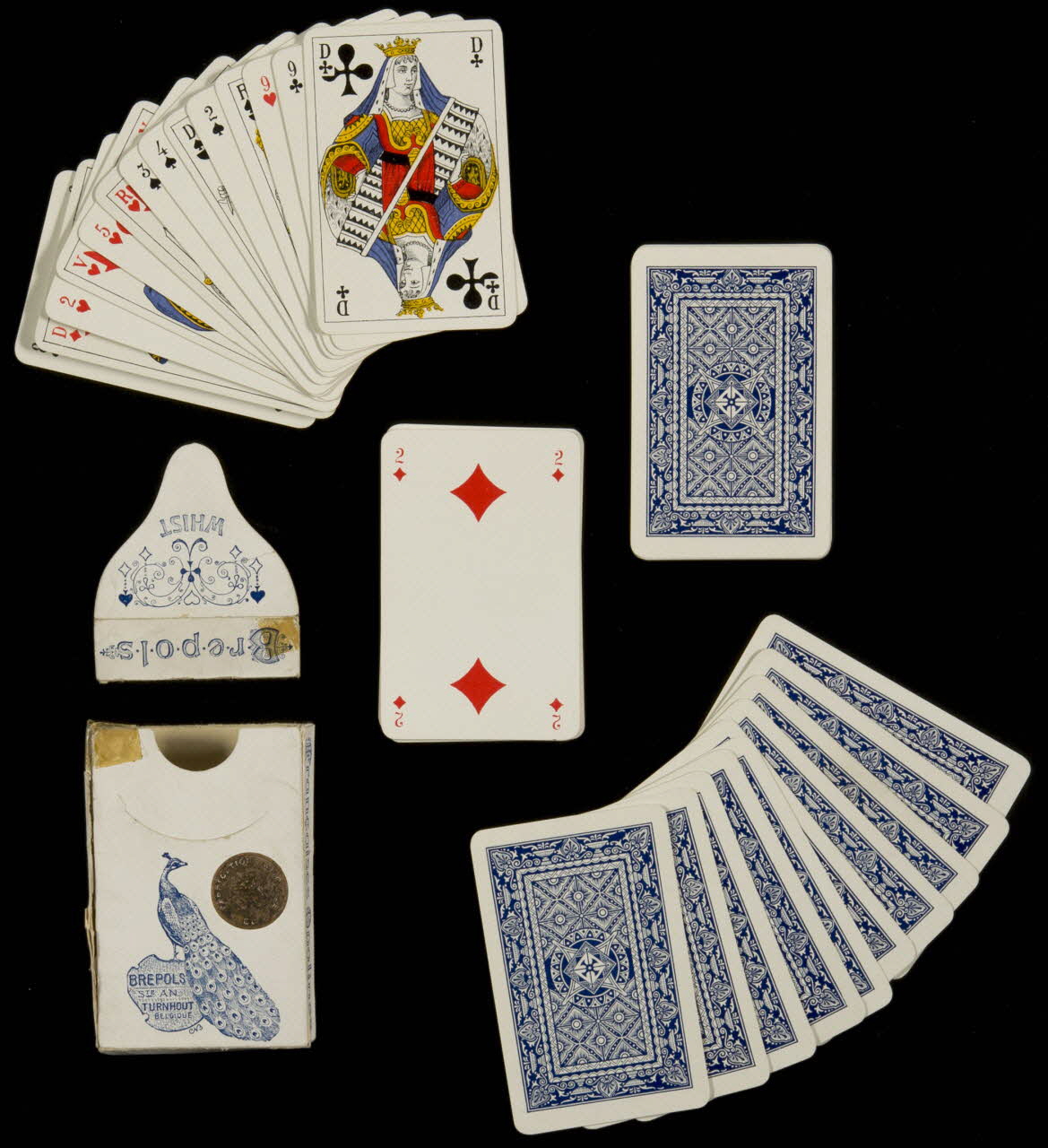 cartes à jouer Jeu de cartes  Françaises Opalines 1967.185.420.1-44 Photo