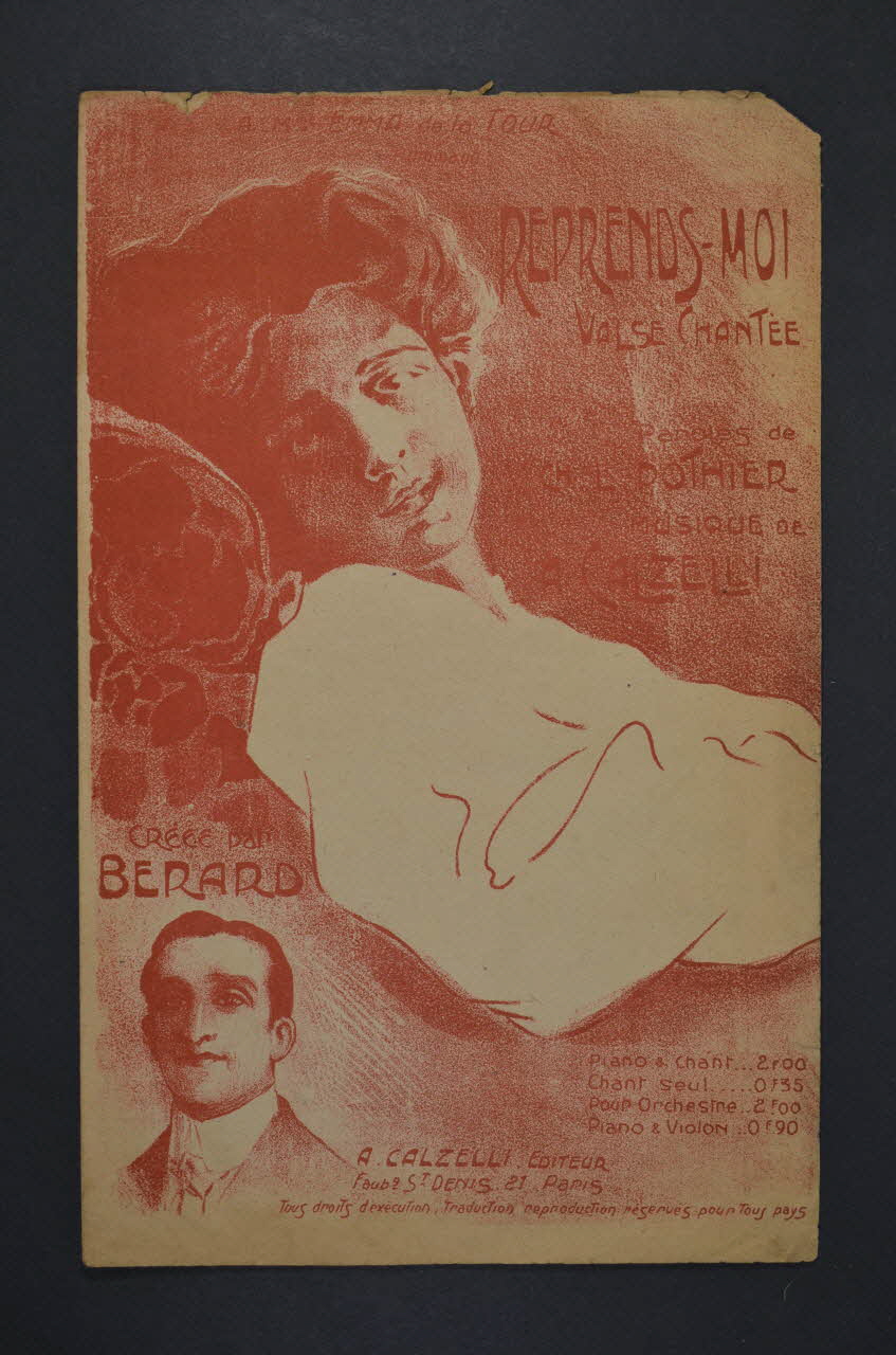 chanson petit format 1966.193.3 Photo Mucem