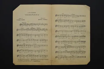 Pierre D' Amor ; Enrico Toselli ; Les Frères Delrieu chanson petit format Provence-Alpes-Côte d'Azur, France 1916 1966.193.4 Photo Mucem