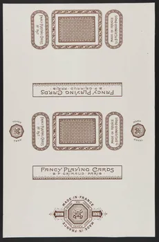 estampe FANCY PLAYING CARDS 1967.185.451.4  Photo