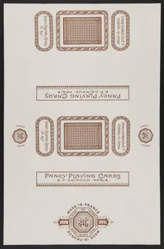 estampe FANCY PLAYING CARDS 1967.185.452.10  Photo