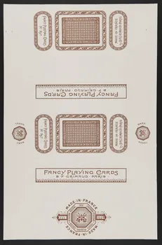 estampe FANCY PLAYING CARDS 1967.185.452.8  Photo