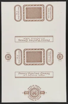 estampe FANCY PLAYING CARDS 1967.185.452.9  Photo