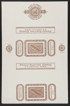 estampe FANCY PLAYING CARDS 1967.185.455.1  Photo