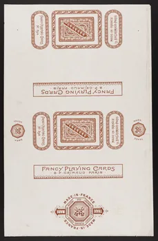 estampe FANCY PLAYING CARDS 1967.185.456.4  Photo