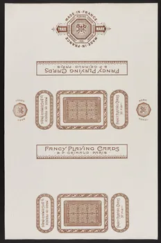 estampe FANCY PLAYING CARDS 1967.185.460.1  Photo