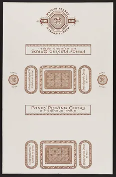 estampe FANCY PLAYING CARDS 1967.185.460.3 Photo