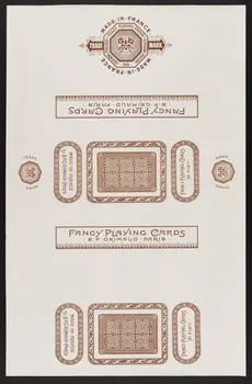 estampe FANCY PLAYING CARDS 1967.185.460.5  Photo