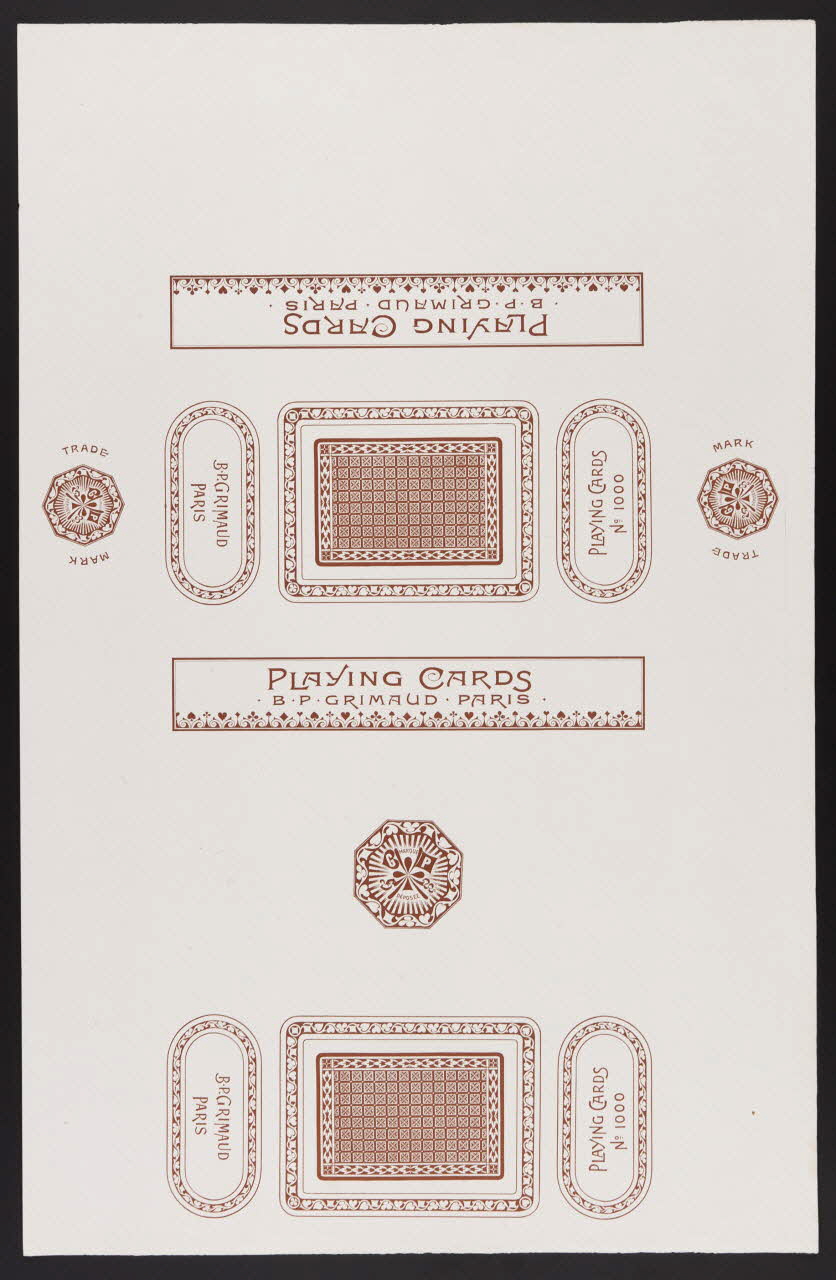estampe PLAYING CARDS 1967.185.462.1 Photo