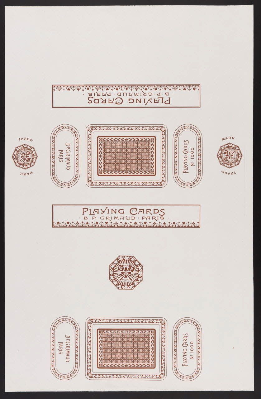 estampe PLAYING CARDS 1967.185.462.2 Photo