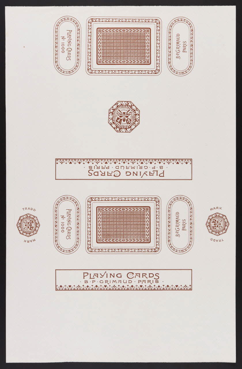 estampe PLAYING CARDS 1967.185.462.4 Photo