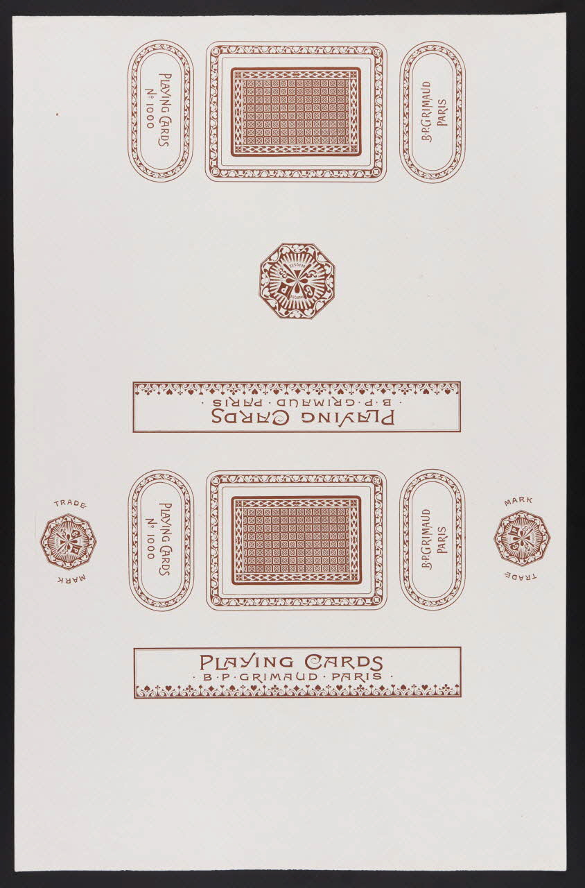 estampe PLAYING CARDS 1967.185.462.5 Photo