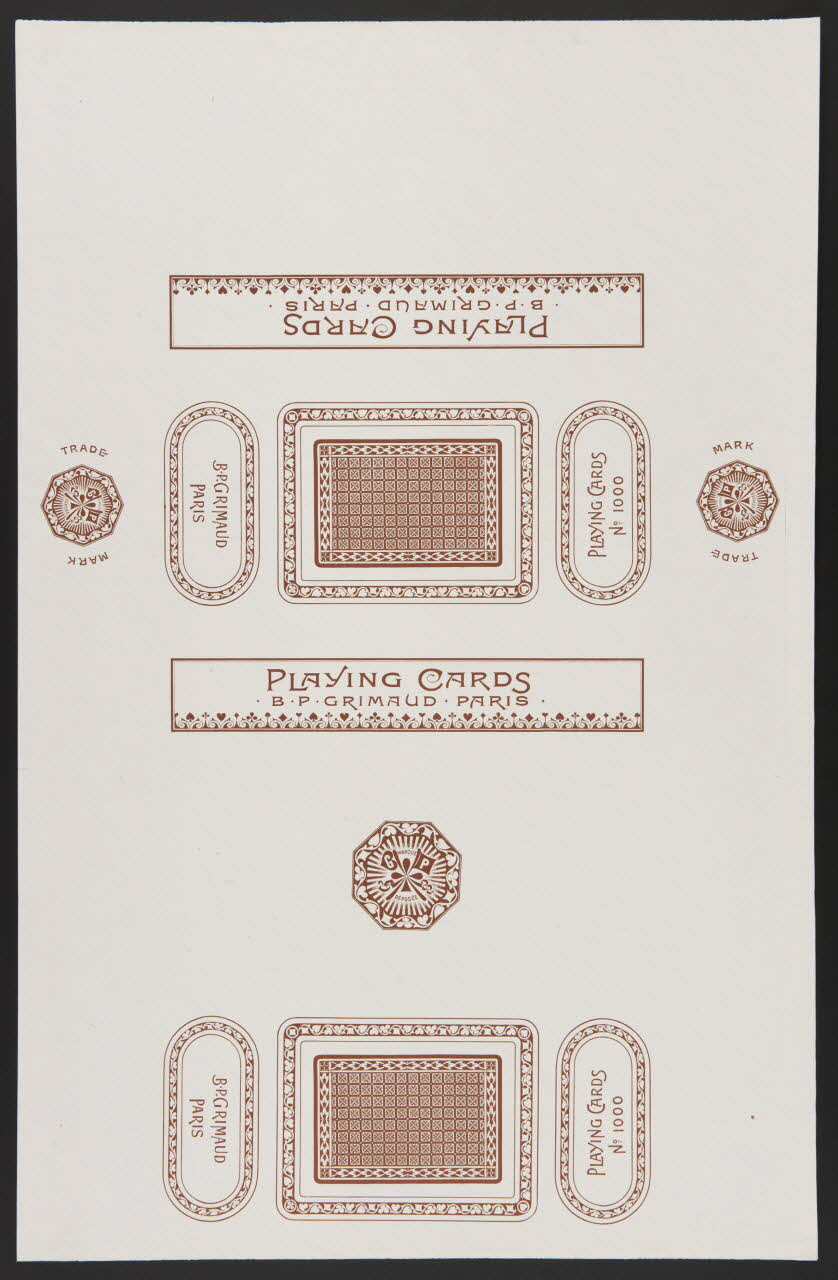 estampe PLAYING CARDS 1967.185.462.6 Photo