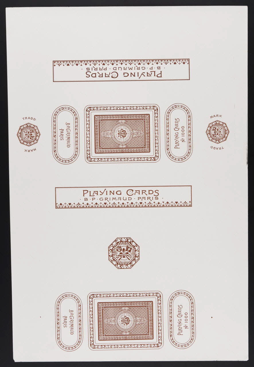 estampe PLAYING CARDS 1967.185.463.1 Photo