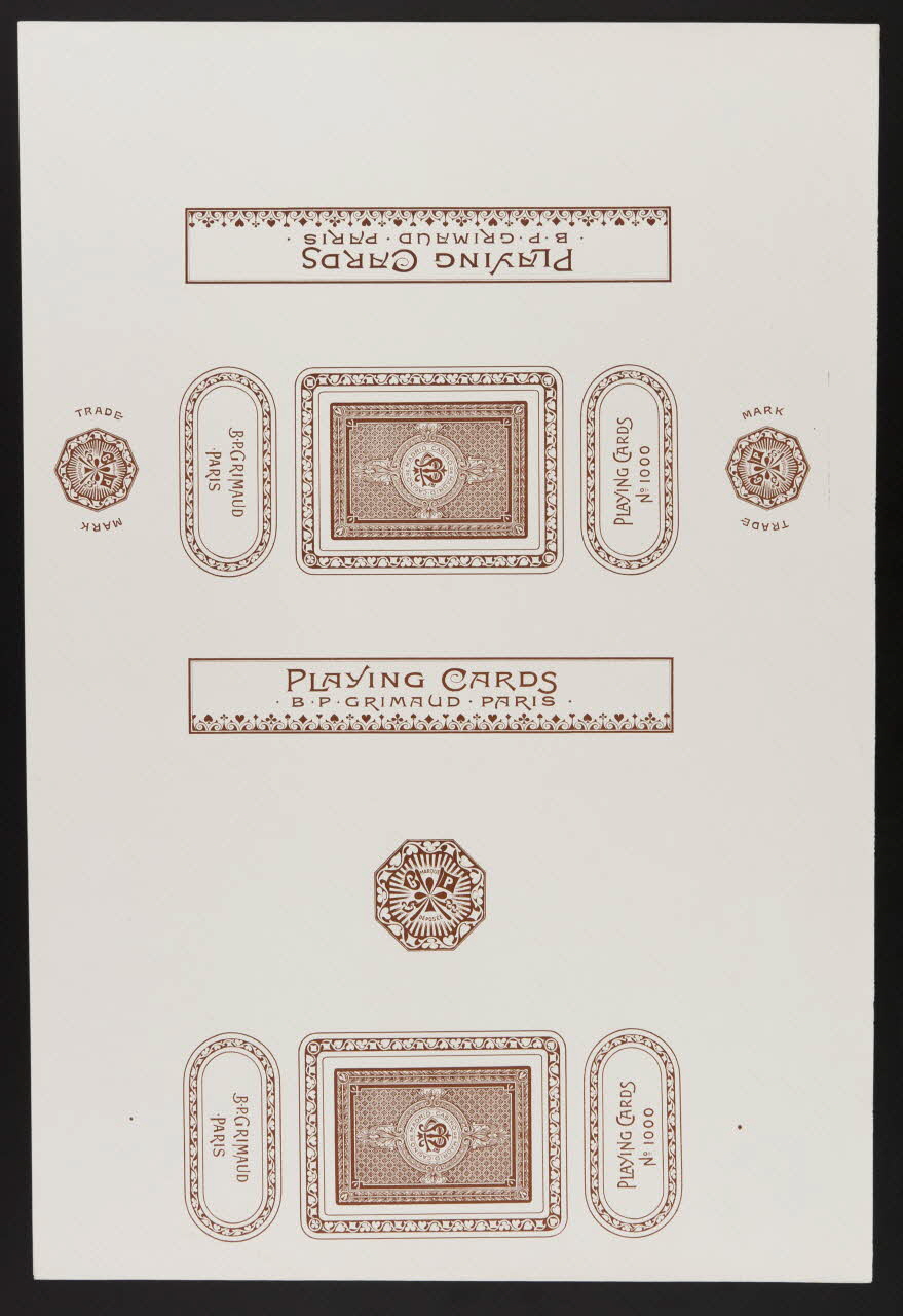 estampe PLAYING CARDS 1967.185.463.11 Photo