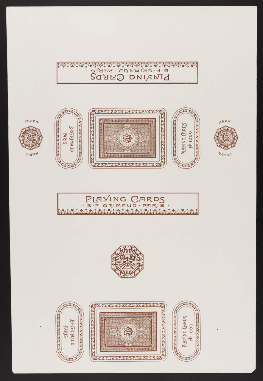 estampe PLAYING CARDS 1967.185.463.3  Photo