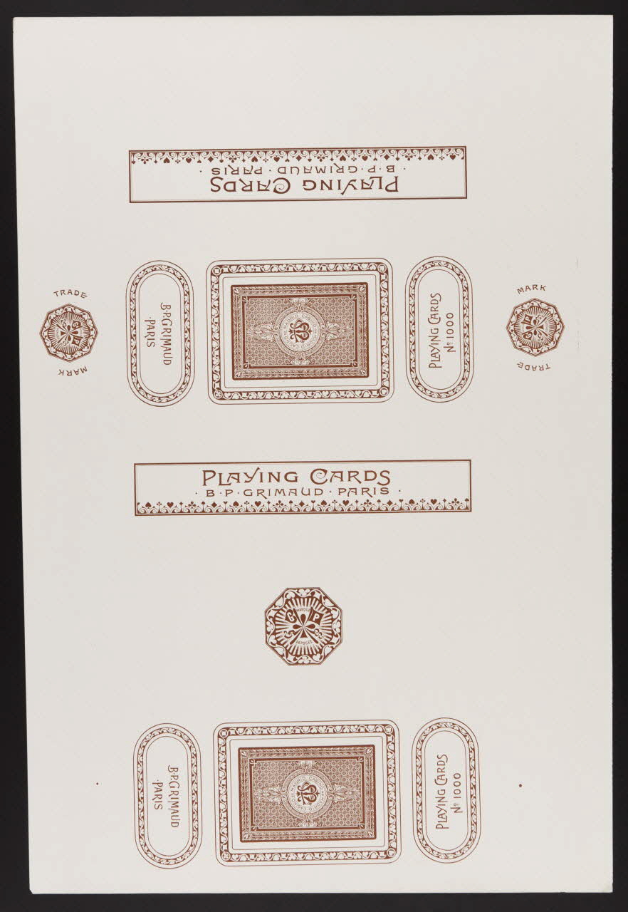 estampe PLAYING CARDS 1967.185.463.4 Photo