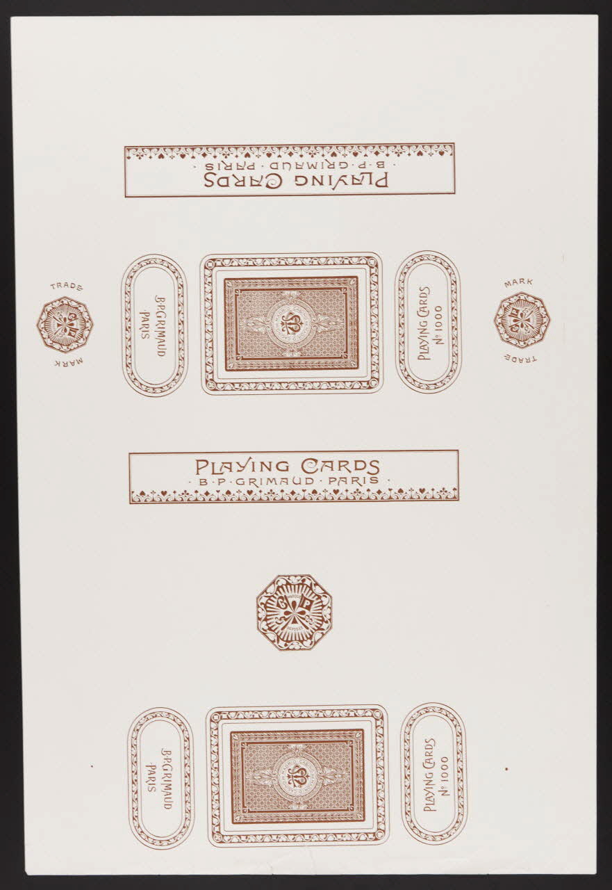 estampe PLAYING CARDS 1967.185.463.6 Photo