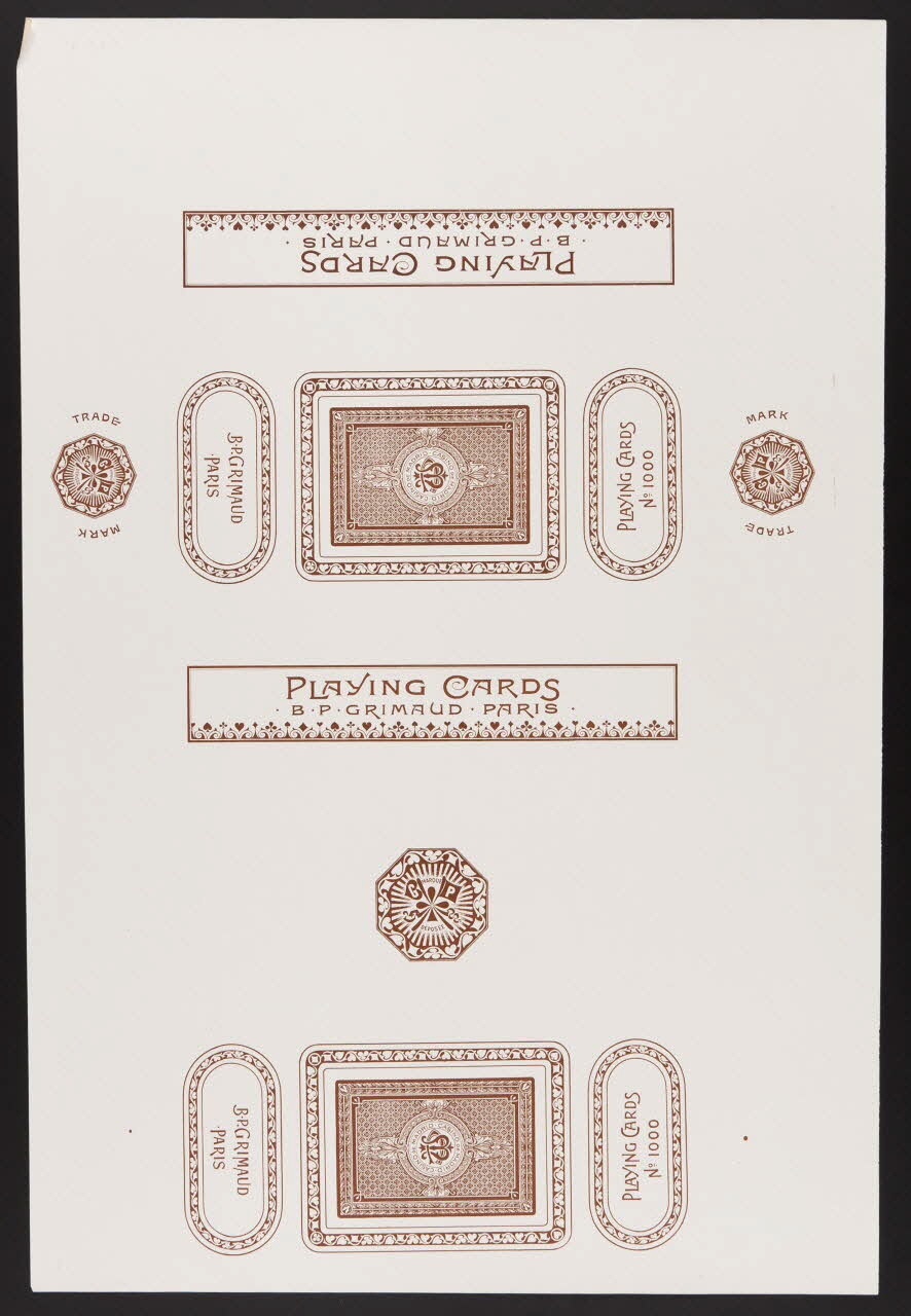 estampe PLAYING CARDS 1967.185.463.7 Photo