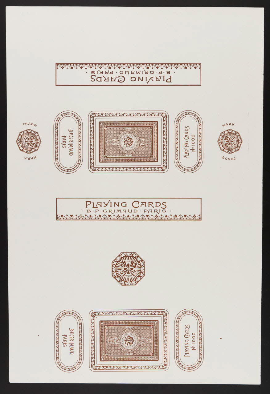 estampe PLAYING CARDS 1967.185.463.8 Photo