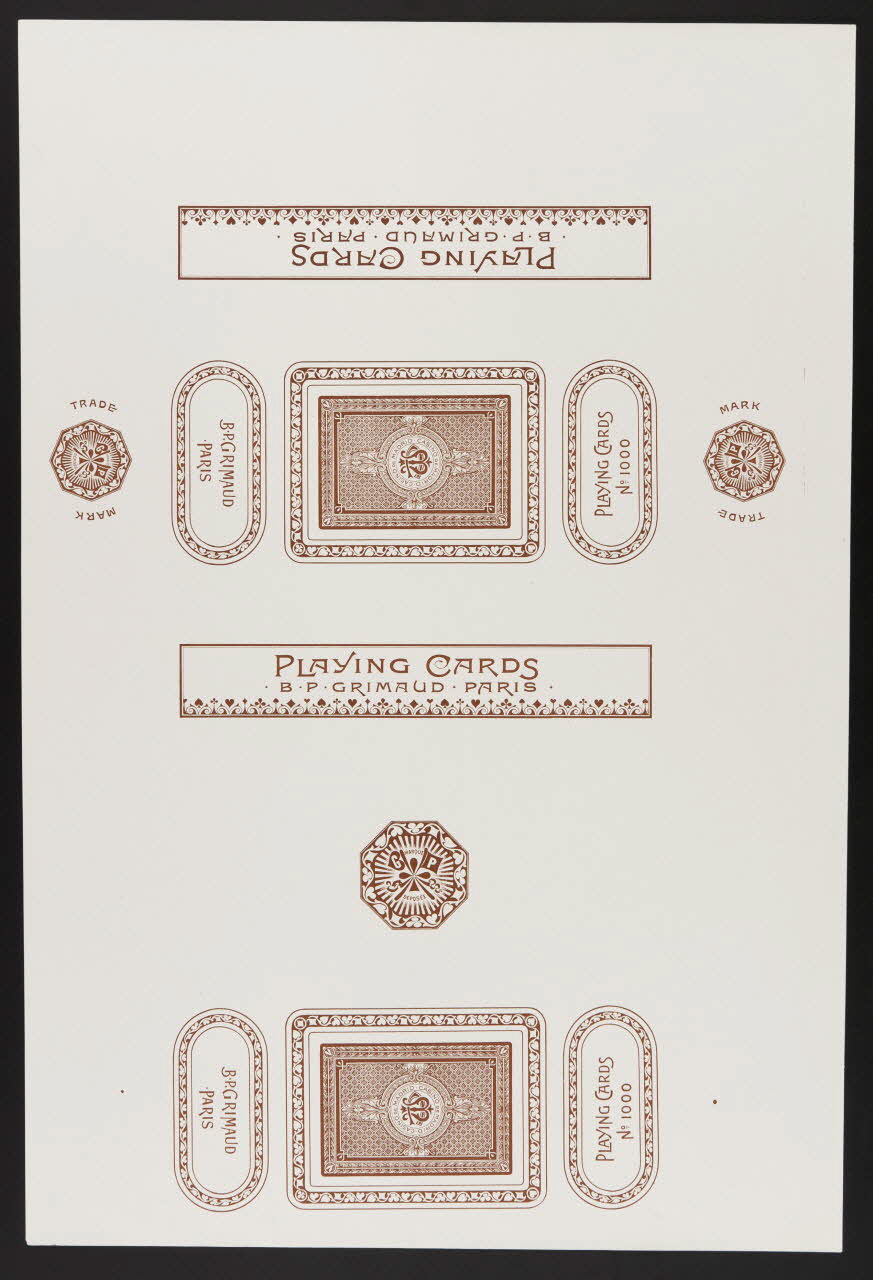 estampe PLAYING CARDS 1967.185.463.9 Photo