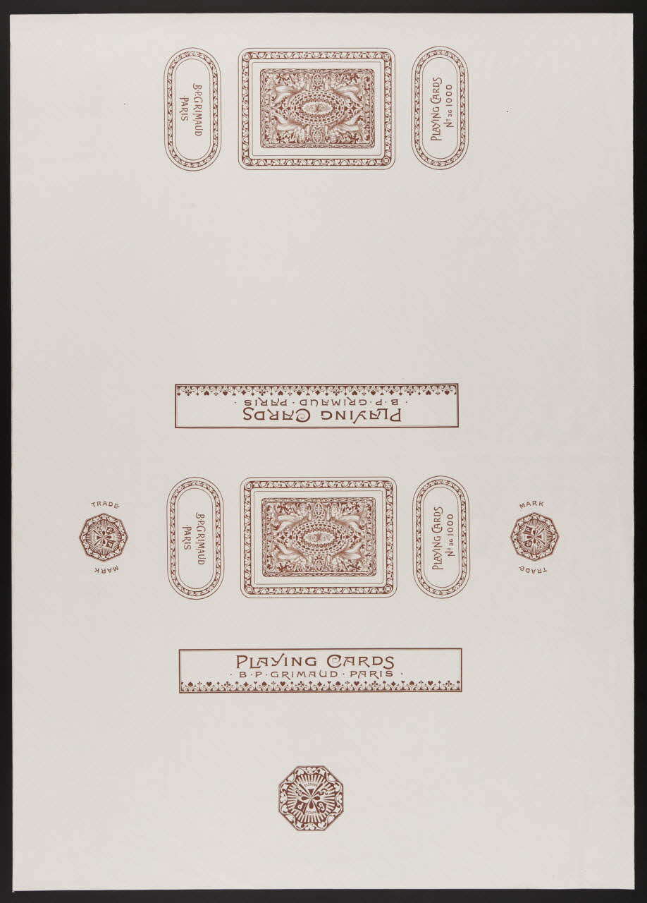 estampe PLAYING CARDS 1967.185.464.2 Photo