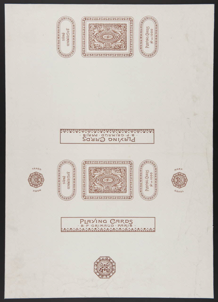 estampe PLAYING CARDS 1967.185.464.5 Photo