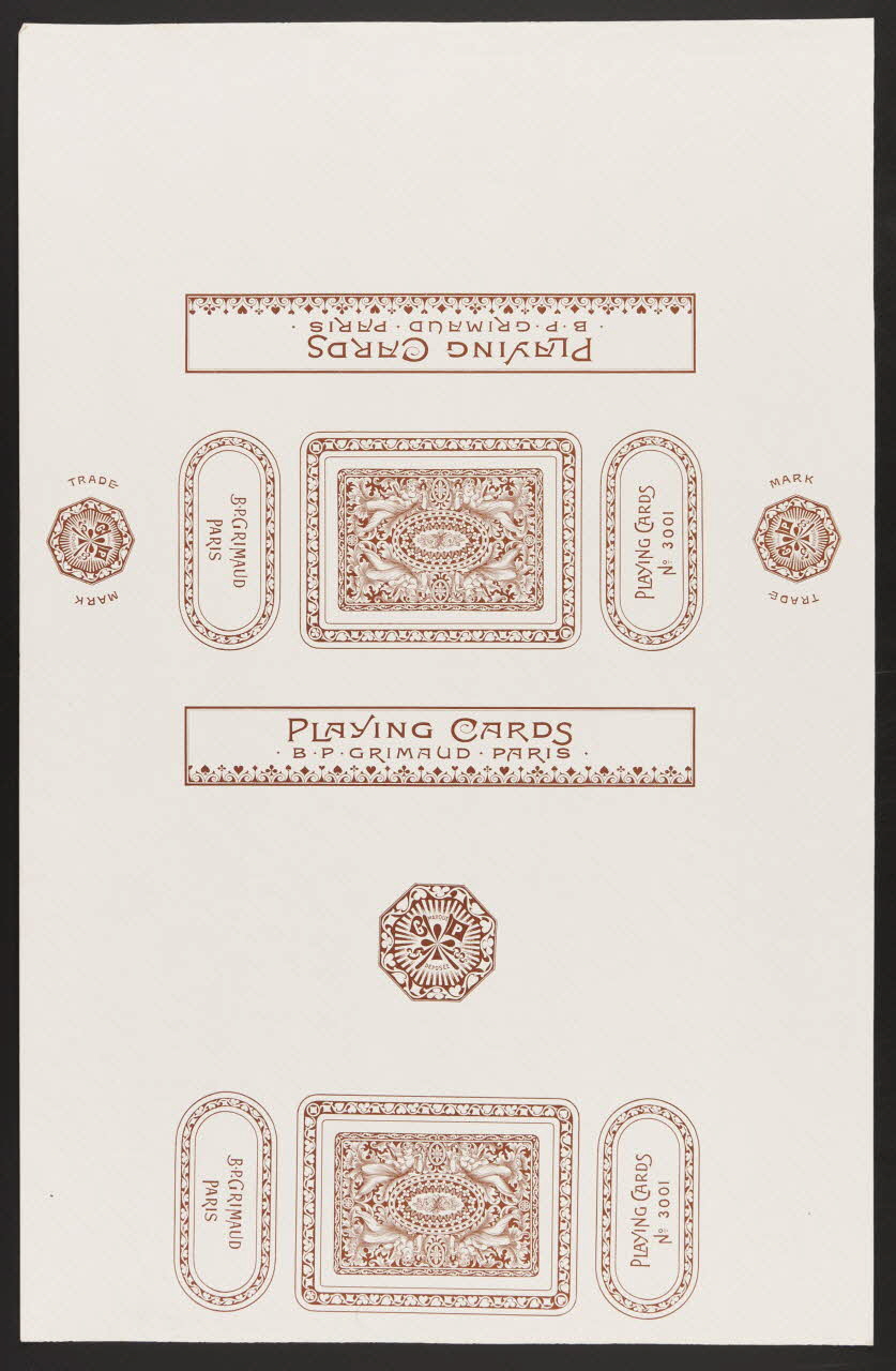 estampe PLAYING CARDS 1967.185.469.1 Photo