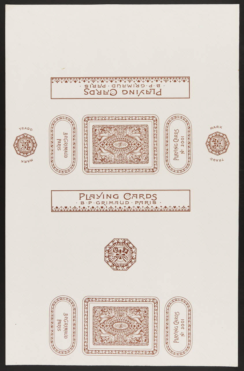 estampe PLAYING CARDS 1967.185.469.10 Photo