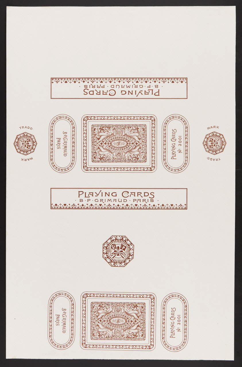 estampe PLAYING CARDS 1967.185.469.3 Photo
