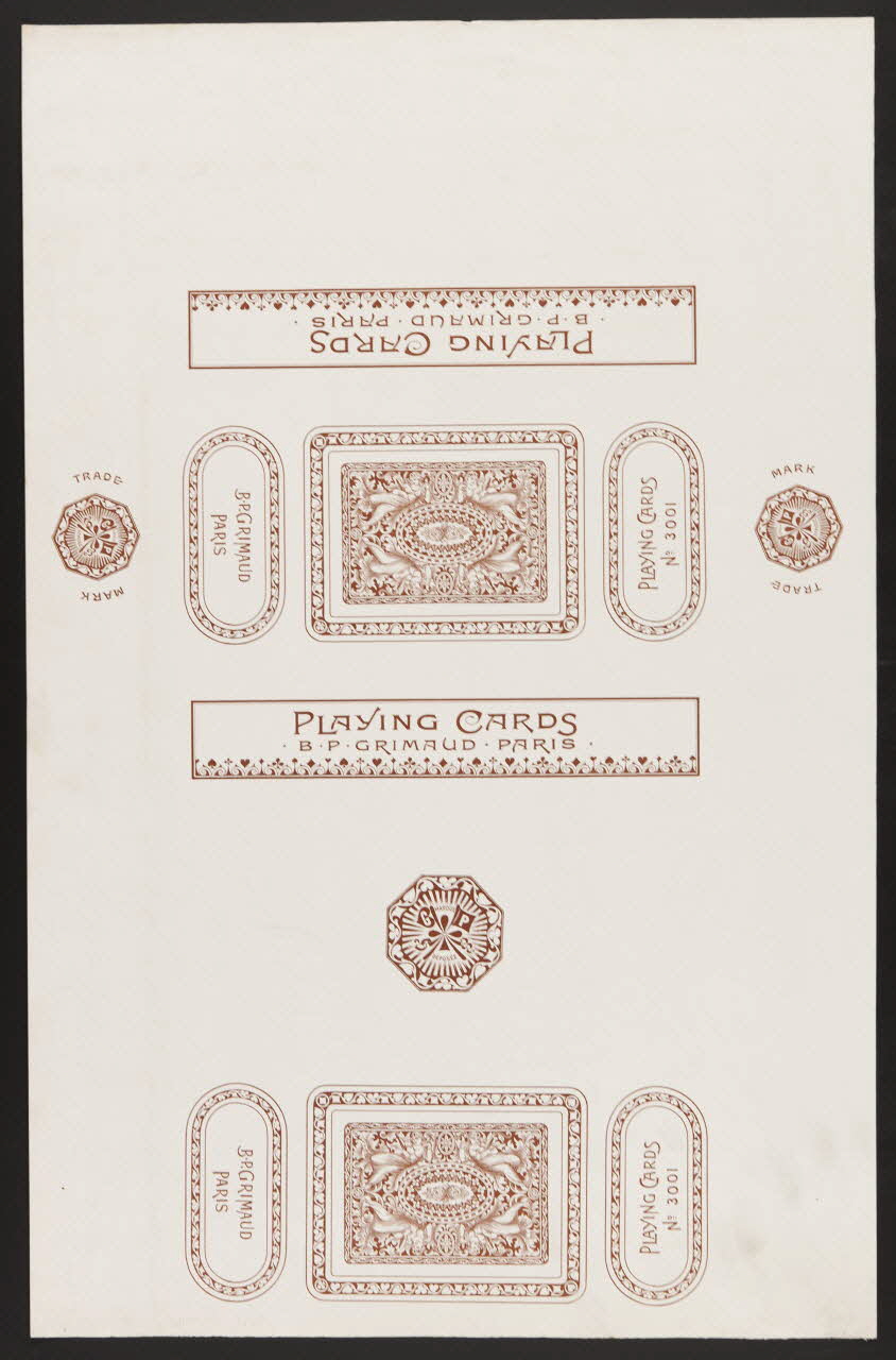 estampe PLAYING CARDS 1967.185.469.6 Photo