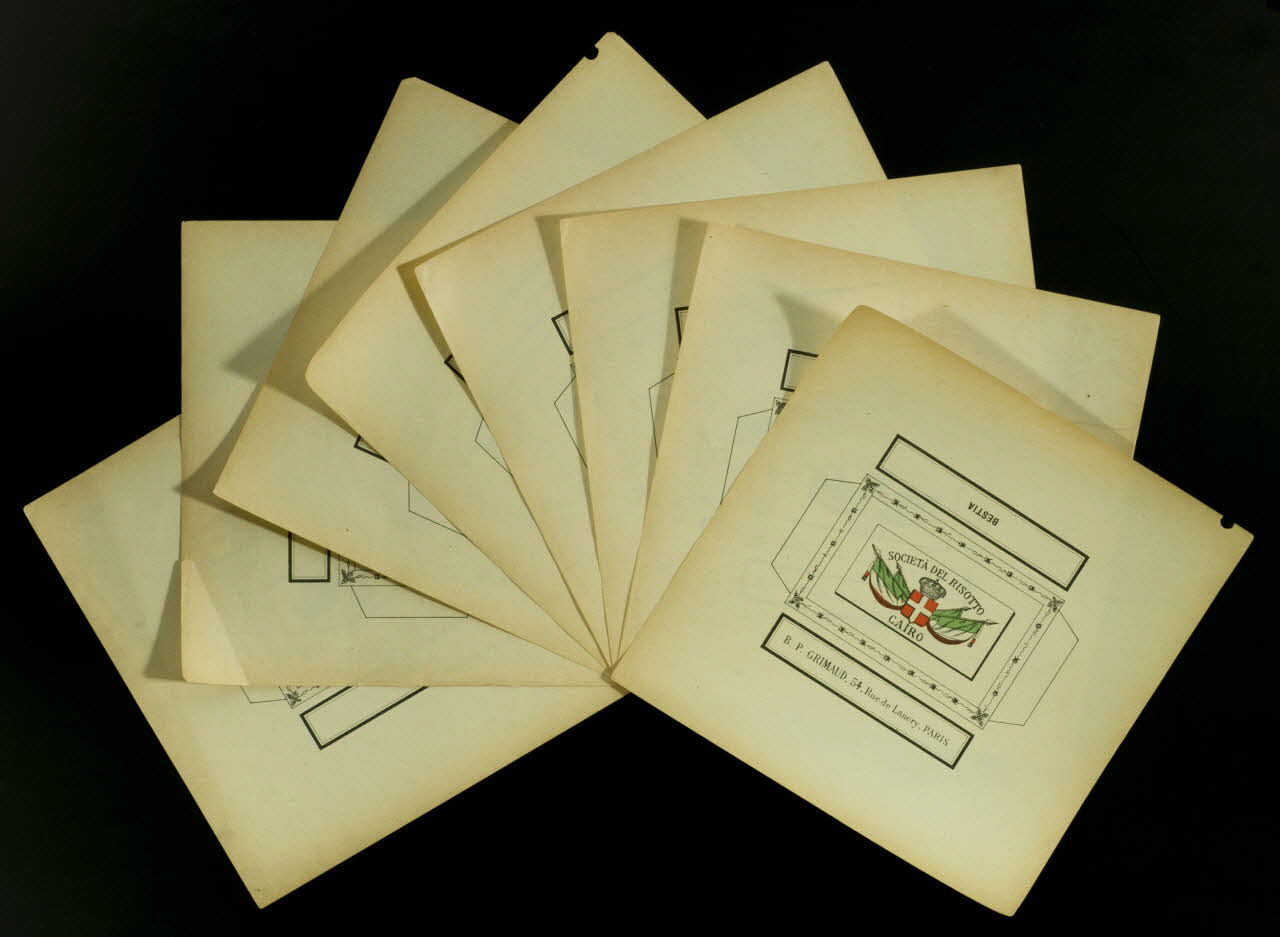 cartes à jouer SOCIETA DEL RISOTTO  CAIRO 1967.185.518.1/9 Photo
