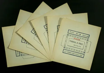 cartes à jouer FADDOUL B. RIBEZ  BEYROUTH 1967.185.526.1/6 Photo