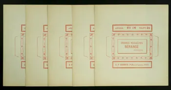 cartes à jouer GRANDS MAGASINS  BERANGE  BEYROUTH 1967.185.530.1/5 Photo