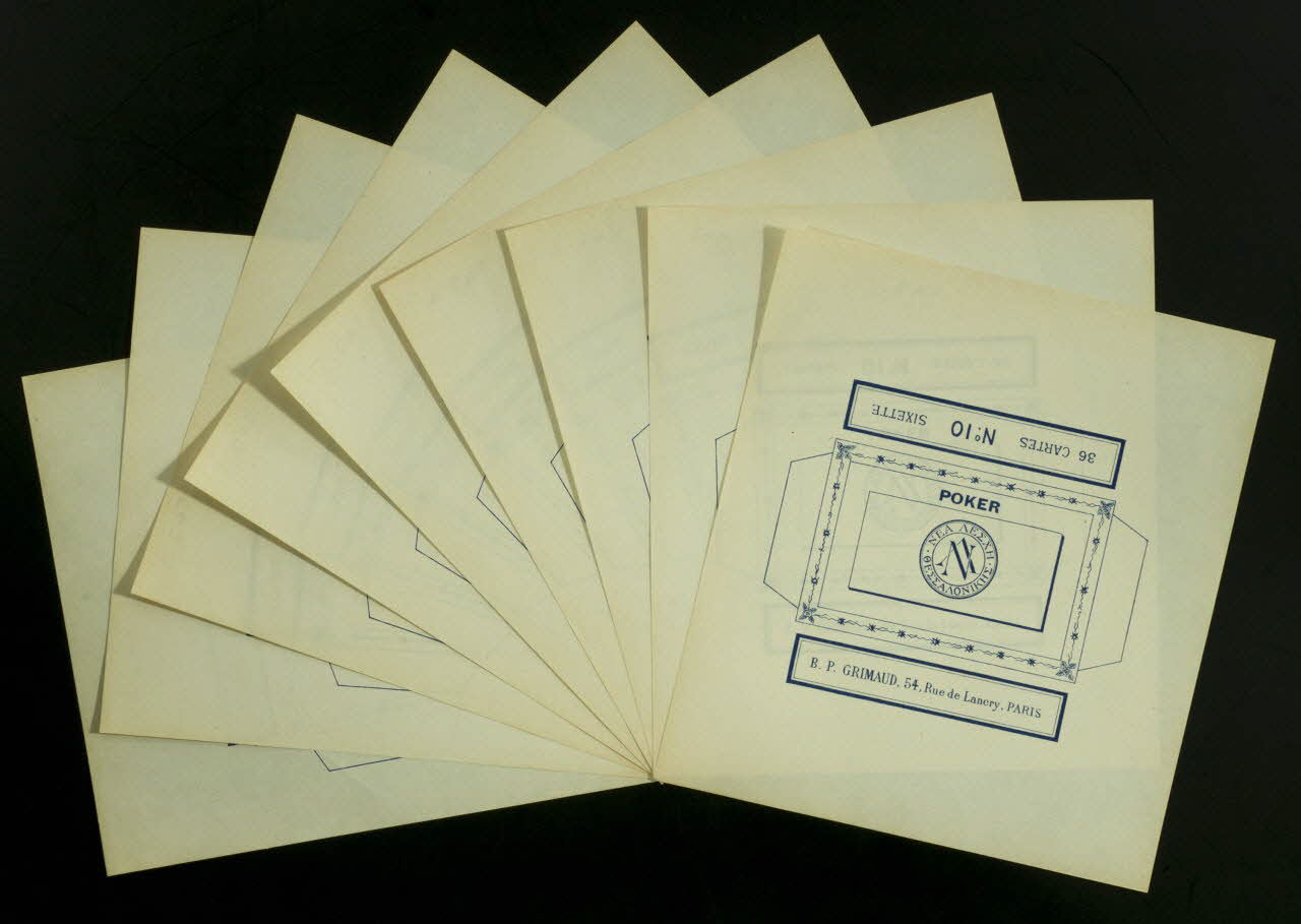 cartes à jouer POKER 1967.185.547.1/9 Photo