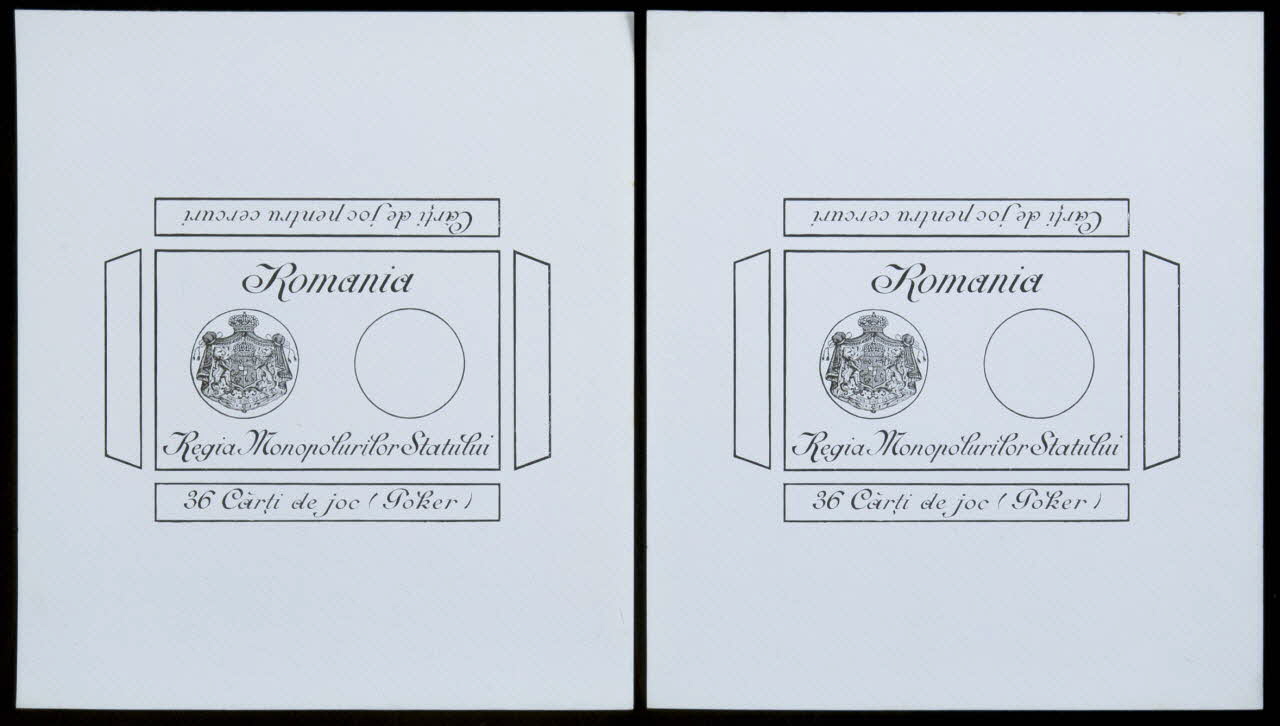 cartes à jouer Romania  Regia Monopolurilor Statului 1967.185.574.1/2 Photo