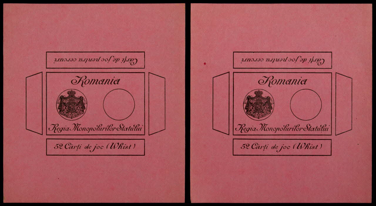 cartes à jouer Romania  Regia Monopolurilor Statului 1967.185.584.1/2 Photo