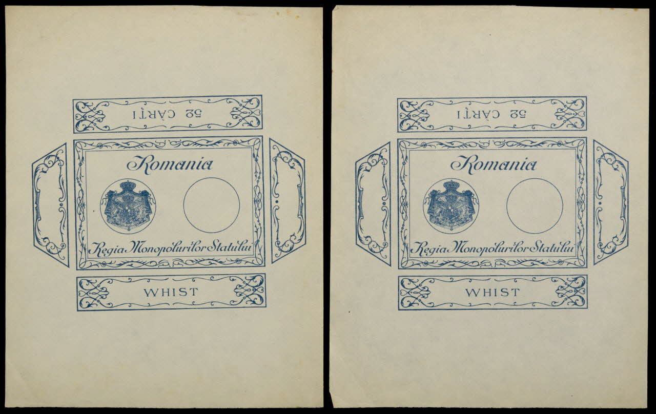 cartes à jouer Romania  Regia Monopolurilor Statului 1967.185.585.1/2 Photo