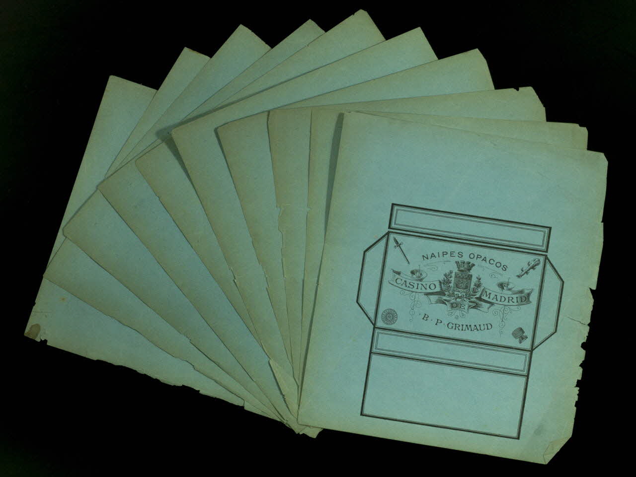 cartes à jouer NAIPES OPACOS  CASINO  DE  MADRID  .B.P. GRIMAUD 1967.185.587.1/10 Photo